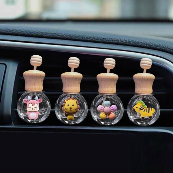

car air freshener vent perfume parfum empty bottle essential oil aroma fragrance refillment docors for diffuser