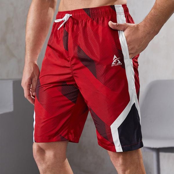

men sport running jogger shorts gyms fitness jogging workout basketball soccer sportswear loose casual track short pants gym clothing, White;black
