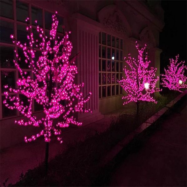 

christmas decorations outdoor waterproof 1.5m led cherry blossom tree lamp 480leds light for fairy garden landscape decoration