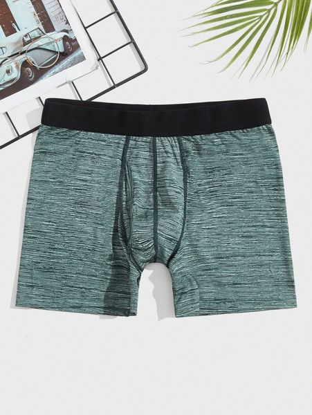 

men marled knit boxer brief h3i6#, Black;brown