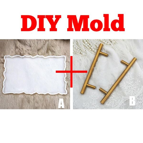 

mats & pads large silicone tray artist mold irregular coasters resin art diy fruit mat making home decrotion mould set