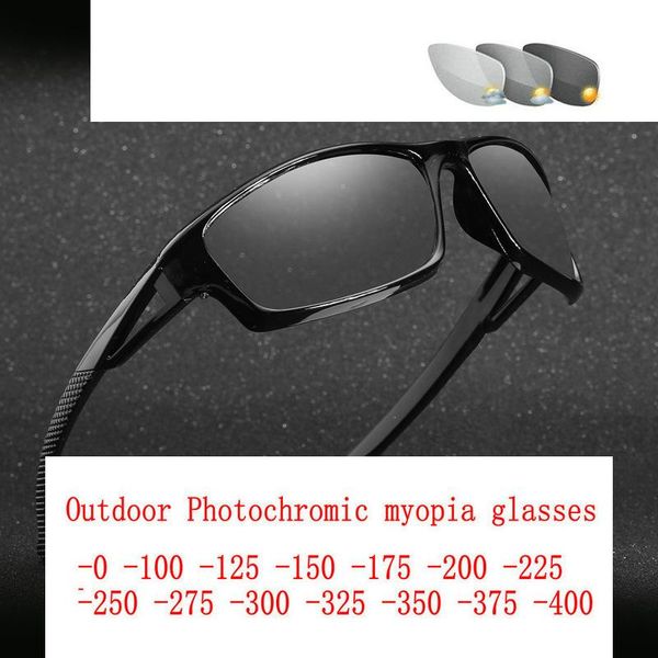

sunglasses finished men sports myopia glasses vintage nearsighted eyeglasses prescription eyewear transition pochromic nx, White;black