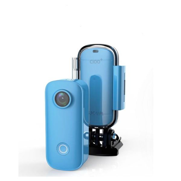 

telescopes sjcam c100 / c100plus mini thumb camera 1080p30fps 2k30fps h.265 12mp 2.4g wifi 30m waterproof case action sport dv camcorder