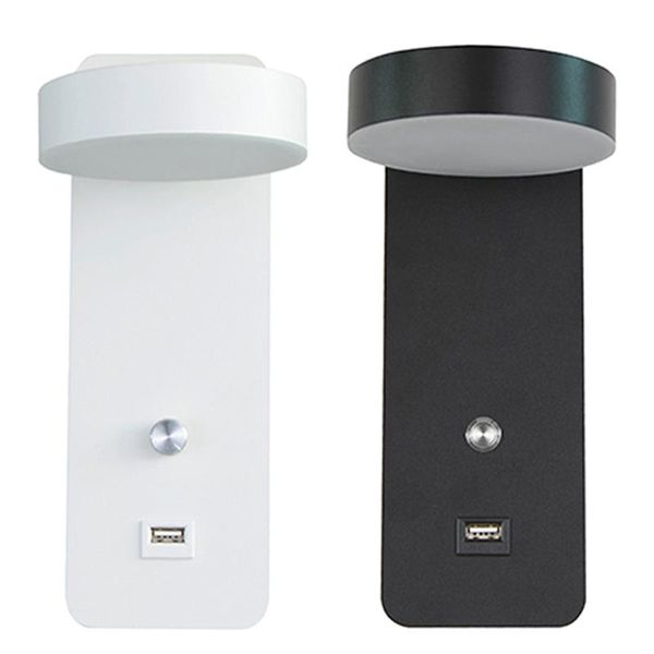 

simple wall lamps dimming light with usb port modern livingroom sconce