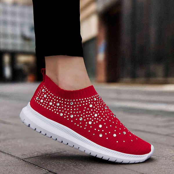 

dress shoes derss women larges size rhinestones socks colors matchings thick soled old couple shoe sports sneaker woman trainers sneakers 35, Black