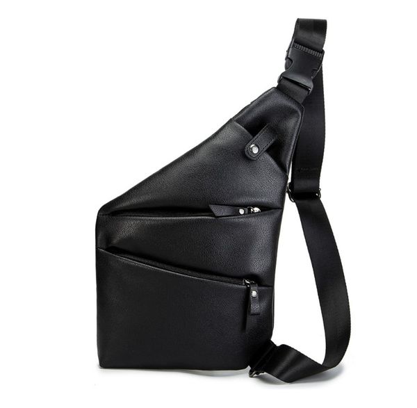 

cowhide crossbody bag casual men designer shoulder chest pack leather women messenger handbags
