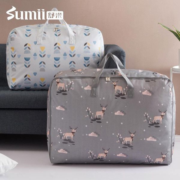 

storage bags 1pc cotton is packed bag oxford cloth finishing moving kindergarten quilt travel