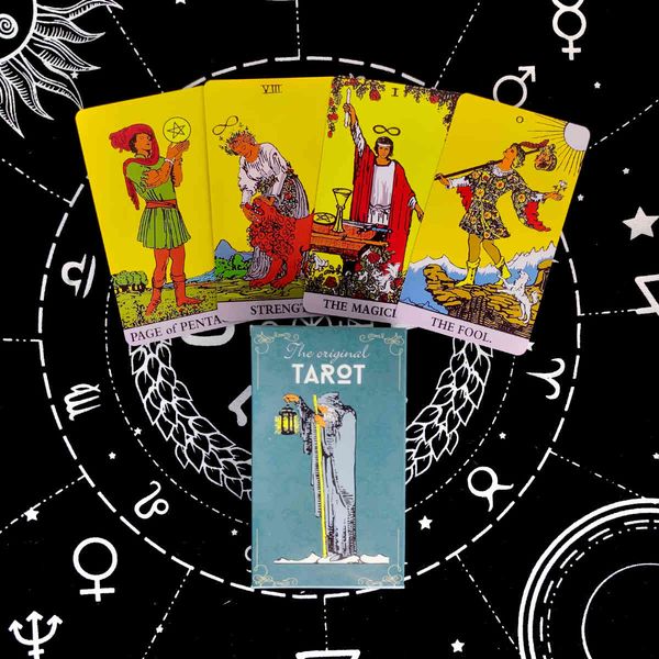 

magicseer borderless tarot cards divination deck entertainment parties board game support drop shipping 78 pcs/box