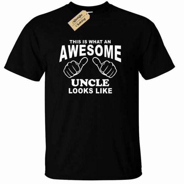 

excellent uncle tshirt funny uncles gift gift birthday gift top, White;black