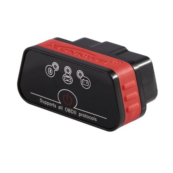 

code readers & scan tools konnwei kw901 elm327 obd2 interface car diagnostic tool bluetooth 3.0 automatical obdii fault scanner