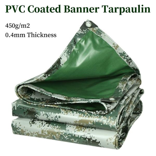 

shade 0.4mm pvc coated banner tarpaulin rainproof cloth outdoor awning garden plants shed shading sail waterproof camping tent