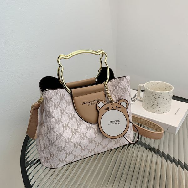 

handbag small bag portable women's 2021 summer printed bucket one shoulder western tide diagonal
