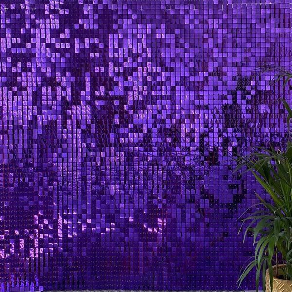 

party decoration shimmer sequin panel wall wedding celebrate backdrop pography po background back drop birthday purple