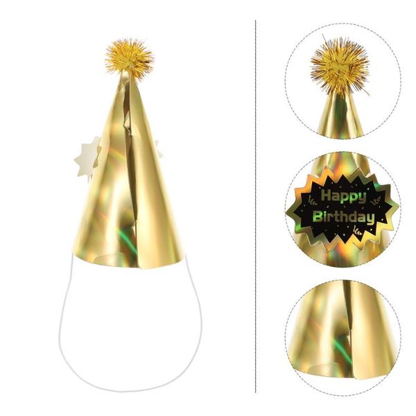 

party hats 5pcs hair paper kids birthday headdress favors