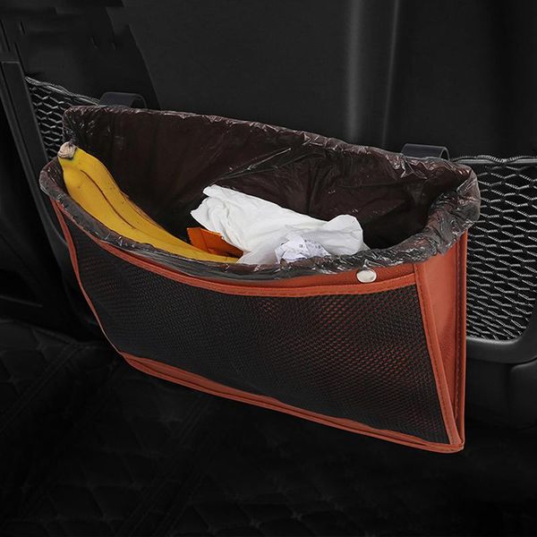 

other interior accessories universal dual-use storage bag car trash can hidden foldable multifunctional vehicle garbage bin