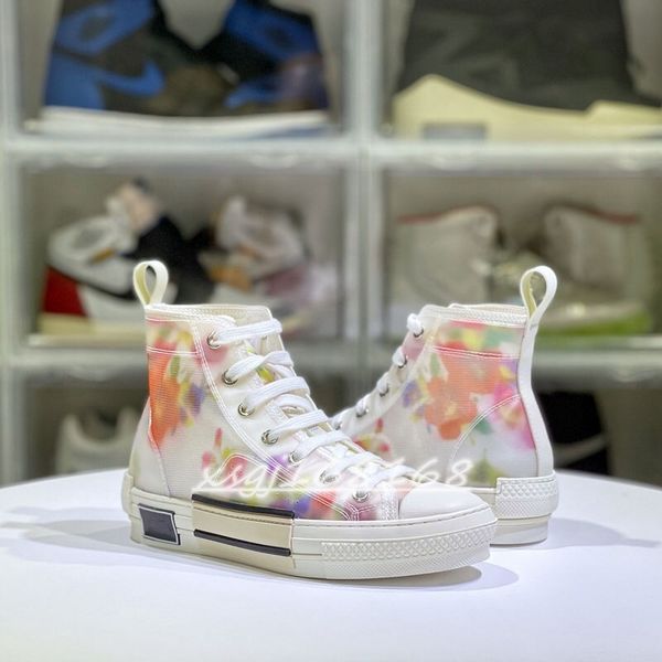

classic casual shoes men's and women's twill fabric printing design fashion high-couple canvas shoe sneakers, Black