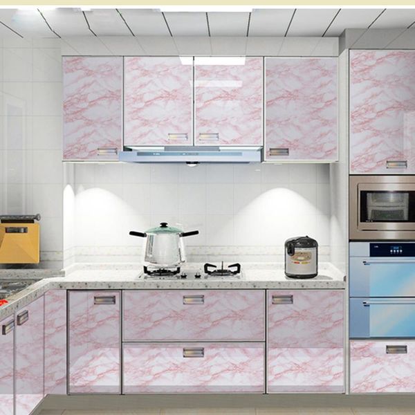 

wallpapers modern waterproof self adhesive wallpaper marble paper kitchen cupboard shelf drawer liner wall stickers