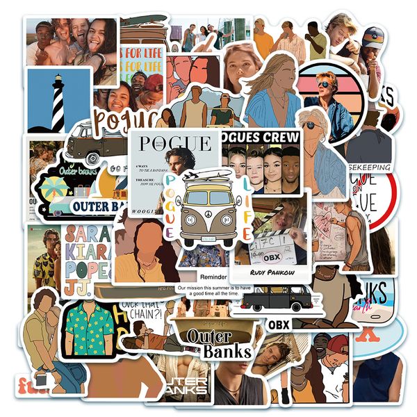

50 pcs mixed no repeating graffiti skateboard stickers outer of banks horror for car lapfridge helmet pad bicycle bike motorcycle ps4 book g