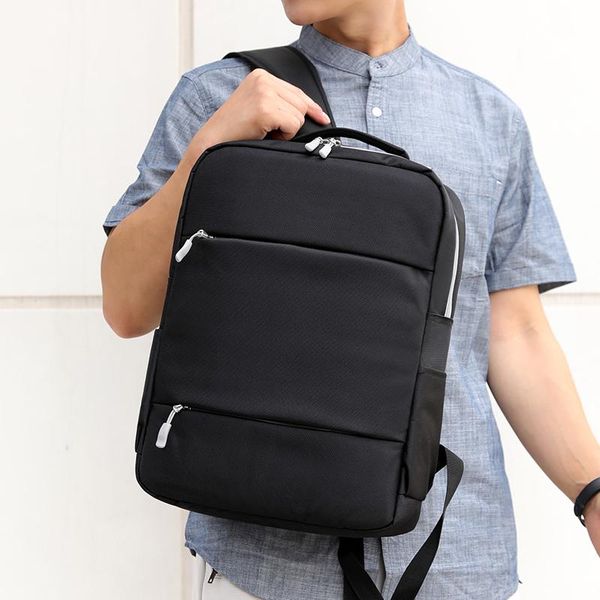 

backpack fashion waterproof men lapnylon backbag mochilas male rucksack large capacity shoulder bag knapsack