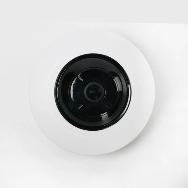 

5mp fisheye 360 view ip camera support wifi sd card poe ir hik-connect p2p app