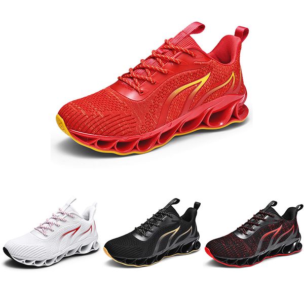 Eccellenti scarpe da corsa non di marca per uomo Fuoco Rosso Nero Oro Bred Blade Moda Casual Uomo Scarpe da ginnastica Sport all'aria aperta Taglia 40-46