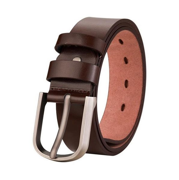 

brand belt wholesale s mens fashion s men leather black business women big gold buckle womens classic casual ceinture no, Black;brown