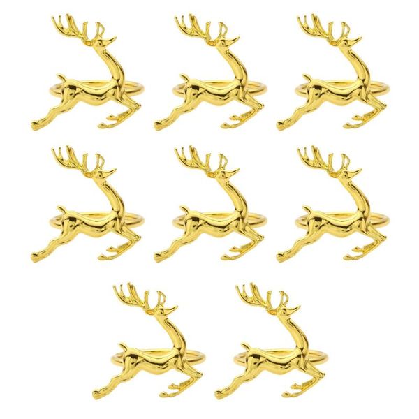 

napkin rings 8pcs ring deer holders dining table setting adornment decoration