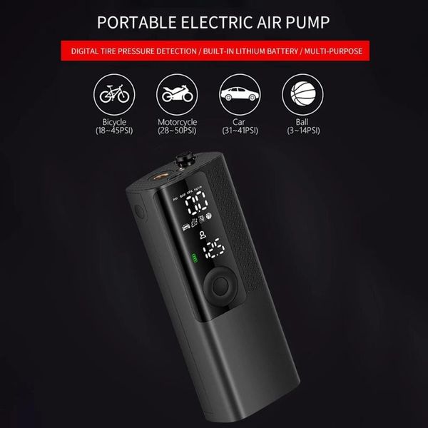 

bike pumps xoss electric smart air pump rechargeable cycling tire inflator 120psi portable wireless for bicycle motorcycle car ball