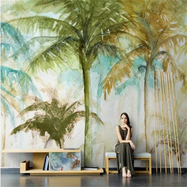 

milofi custom 3d wallpaper mural european nostalgic abstract branch flower and bird living room background wall high-end decorat wallpapers