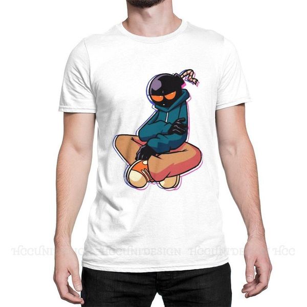 

men's t-shirts men friday night funkin music games tshirt whitty pure cotton shirt tees harajuku for camisetas, White;black