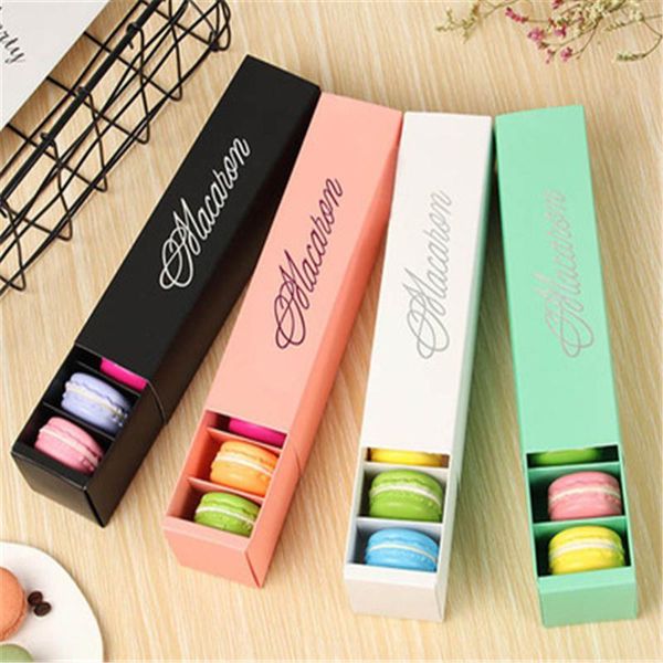 

macaron packing box beautifully packaged wedding party cake storage biscuit paper decoration baking accessories gift wrap