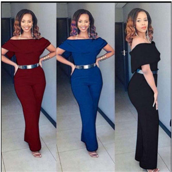 

website fashion spring and summer women's one-piece casual pants, Black;white