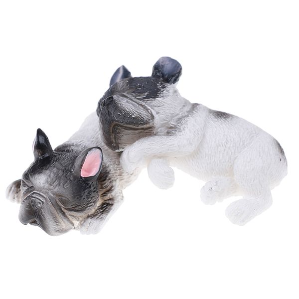 

2pcs Japanese Landscape Miniatures Statuette Decoration Resin Corgi Dog Toys Sleepy Series Miniature Figurines Kids Gift