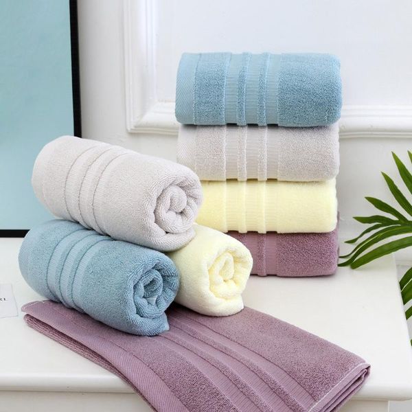 

towel cotton solid color face for soft absorbent household travel gym 3pcs/set