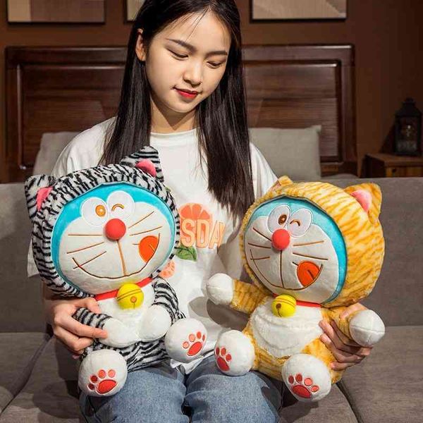 

doraemon turns into jingle robot cat plush toy blue fat man grasping machine doll generation