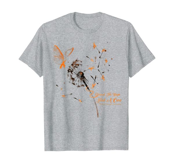 

spread the hope find a cure multiple sclerosis awareness t-shirt, White;black