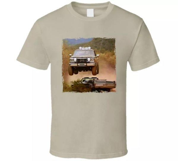 

fall guy pickup truck 80s tv show fan t shirt, White;black