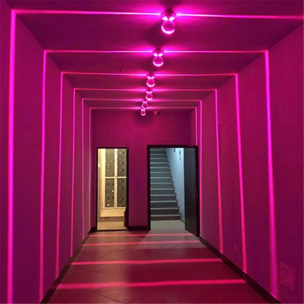 

outdoor wall lamps ip65 waterproof rgb window sill light el aisle corridor porch with remote 360 degree door frame line lamp