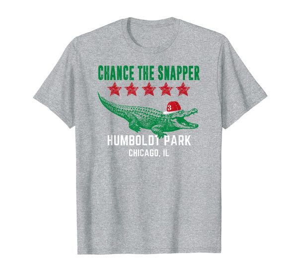 

funny gator humbolt park alligator rapper chance the snapper t-shirt, White;black