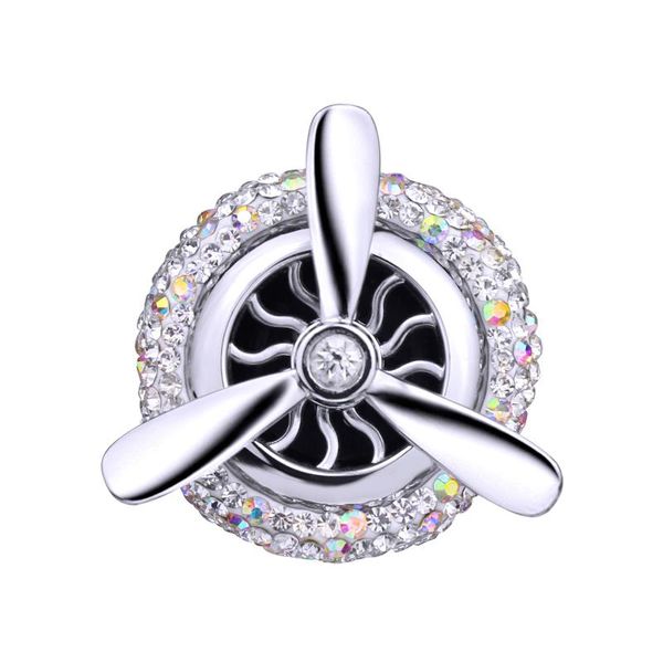 

tioodre delicate turbo spinning freshener air outlet clip effective easy installation car interior decorations