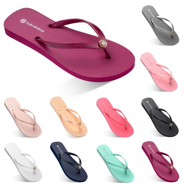 

flip flops slippers men women shoes triple white black green yellow orange pink summer beach slide sport sneaker walking jogging breathable