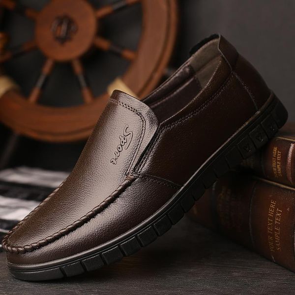 

dress shoes breathable formal wedding men casual leather loafer concise business pointy black