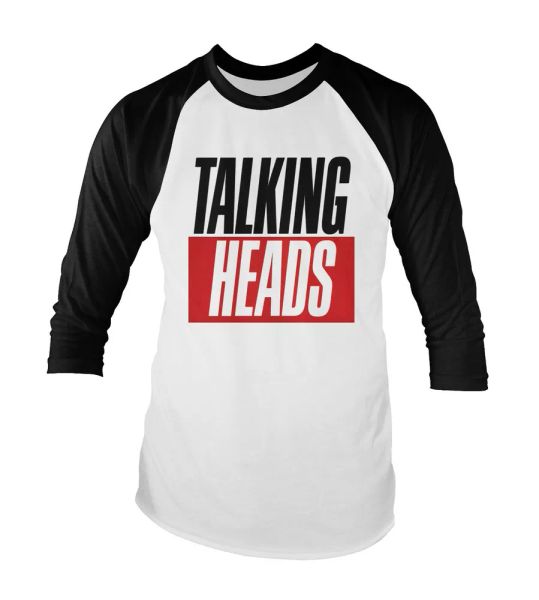 

talking heads baseball t-shirt all sizes, White;black