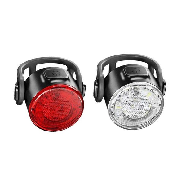 

waterproof bicycle front lights usb rechargeable bike set outdoor safety