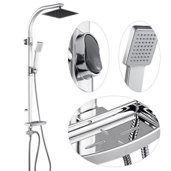 

handheld shower stainless steel tube flexible connection hose multi-function spa nozzle water-saving high-pressure bathroom sets