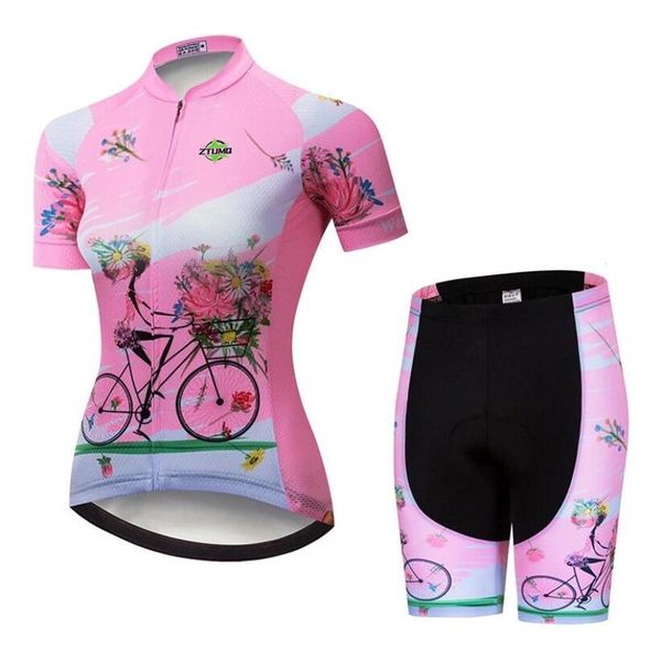 

racing sets women's cycling clothes bicycle jersey summer breathable bike sportwear riding skinsuit slim mtb suit maillot ropa ciclismo, Black;blue