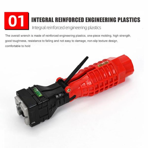 

hand tools 18 in 1 foldable water pipe wrench double end basin bottom pliers sleeve bathroom faucet sink installation and maintenance tool
