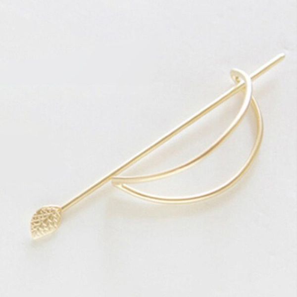 

hair clips & barrettes bluelans gilr's simple geometric hollow out hairpin jewelry barrette for women gift, Golden;silver
