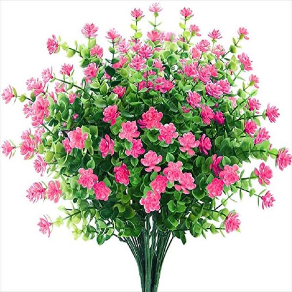 

decorative flowers & wreaths simulation eucalyptus small rose bouquet flower arrangement home balcony living room diy wedding d