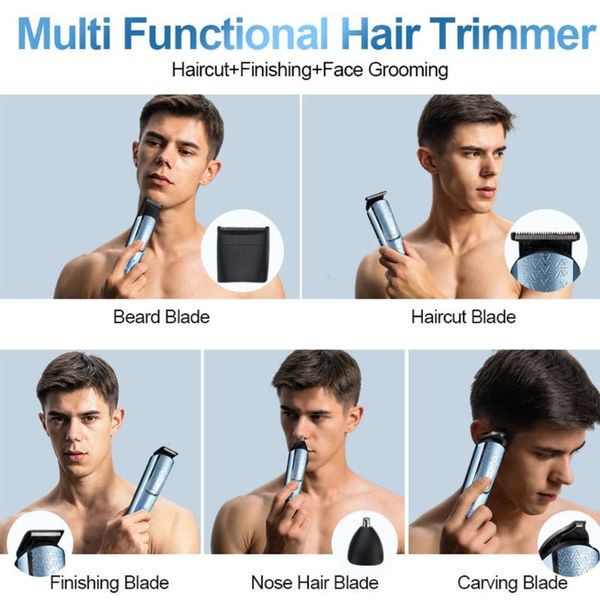 

hair clippers 35eb head shaver precision trimmer w/ digital display rechargeable electric razor wet/dry use washable for home travel